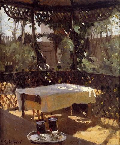 Two Wine Glasses John Singer Sargent